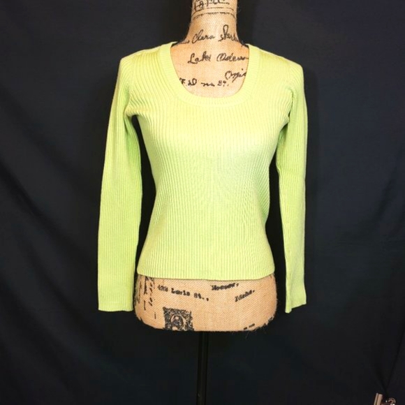 NY&Co Ribbed Knit Scoop Neck Sweater - Picture 2 of 4